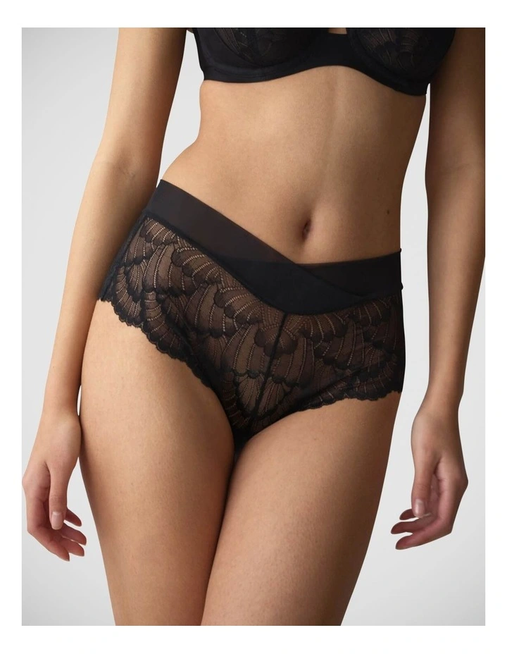 Love in Lace Short Brief in Black image 1