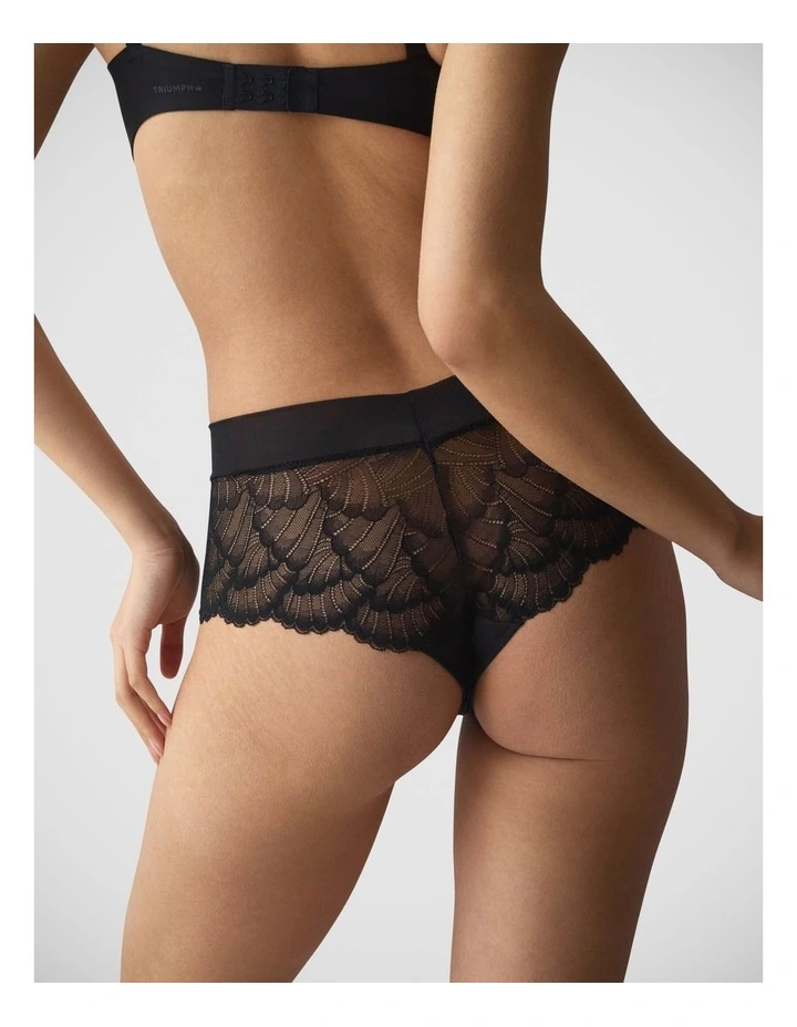 Love in Lace Short Brief in Black image 2