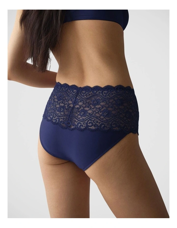 Amourette Maxi Full Brief in Navy image 2