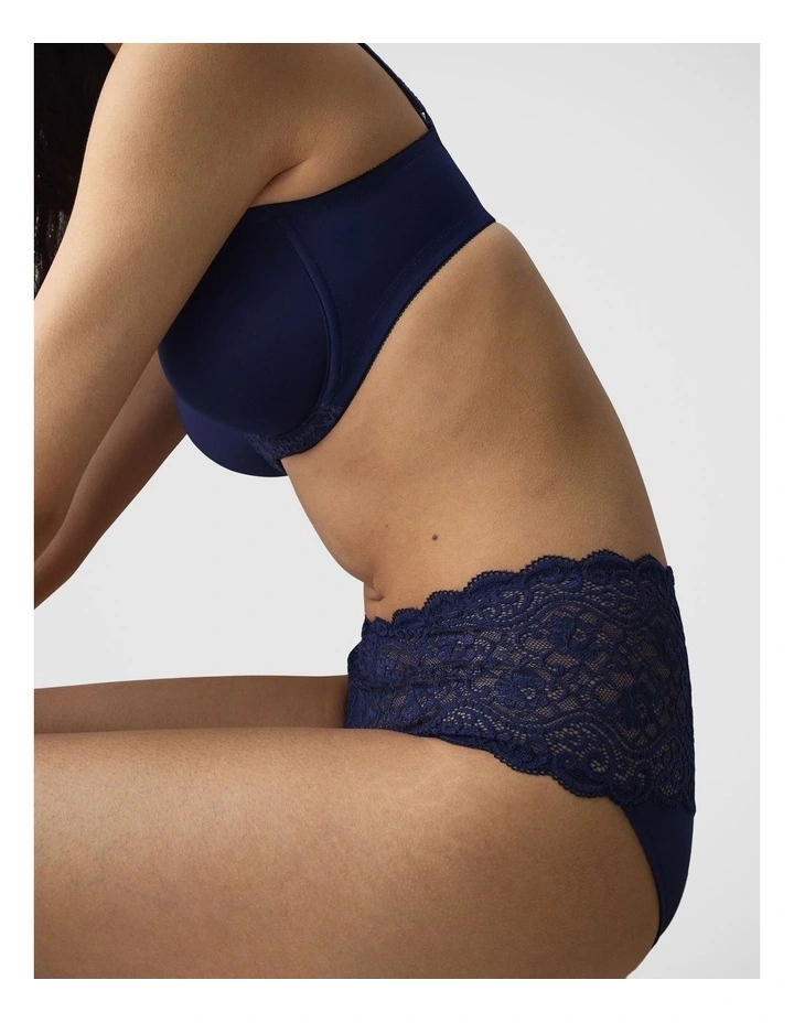 Amourette Maxi Full Brief in Navy image 3