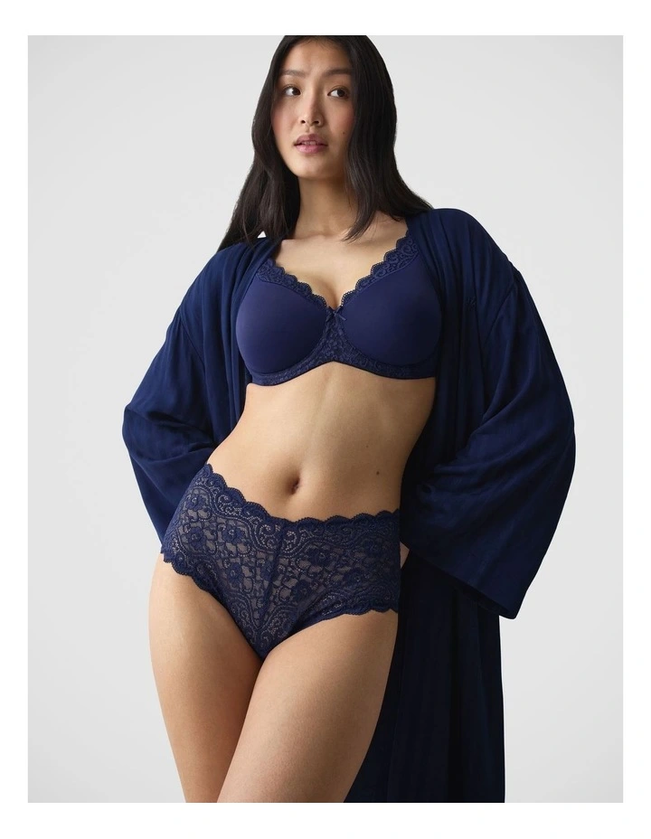 Amourette Maxi Full Brief in Navy image 4