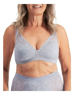 Ultralight Wirefree Bra in Illusion Blue/Silver