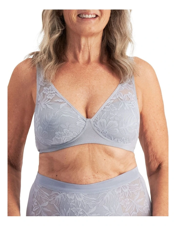 Ultralight Wirefree Bra in Illusion Blue/Silver image 1