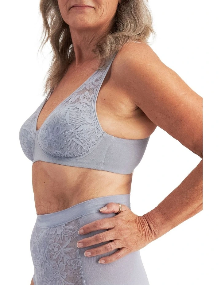 Ultralight Wirefree Bra in Illusion Blue/Silver image 3