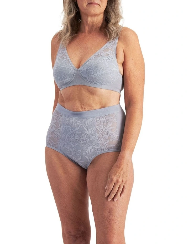 Ultralight Wirefree Bra in Illusion Blue/Silver image 4