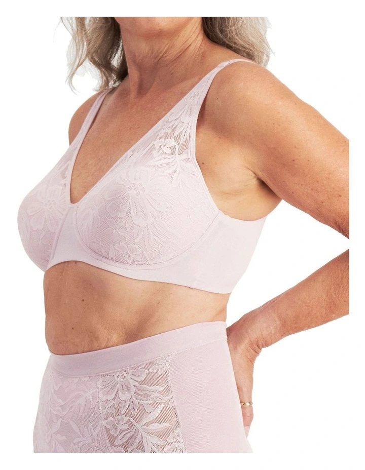 Ultralight Wirefree Bra in Peony Dream image 3