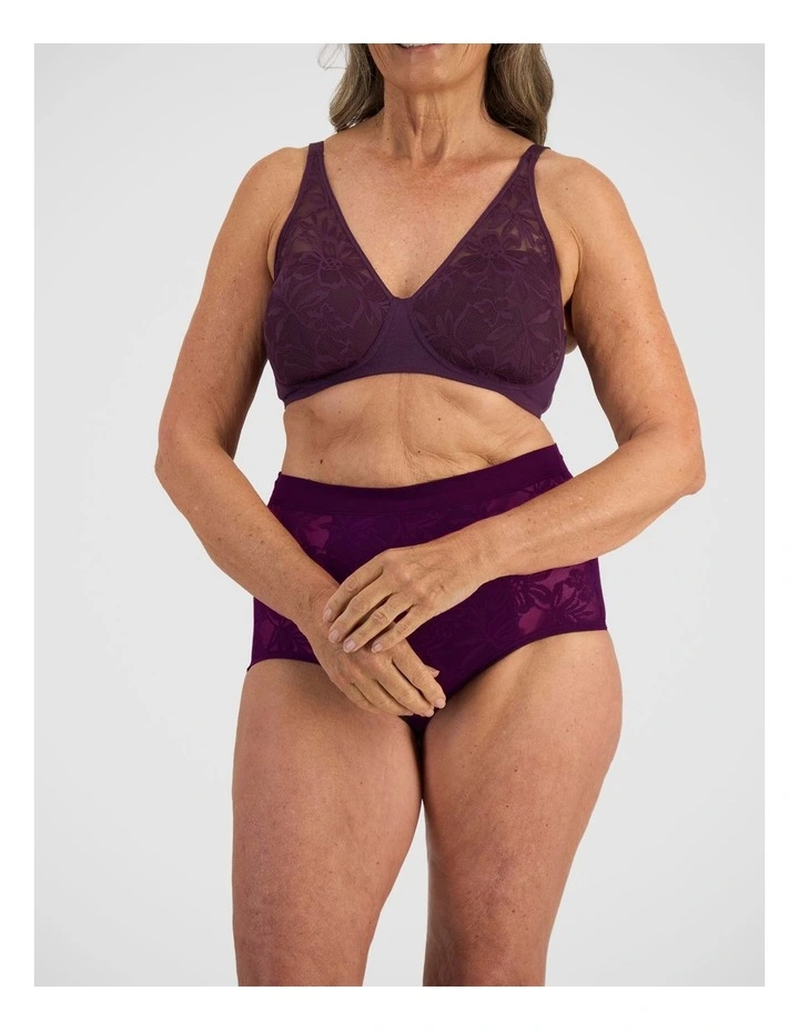 Ultralight Wirefree Bra in Blackberry Wine image 1
