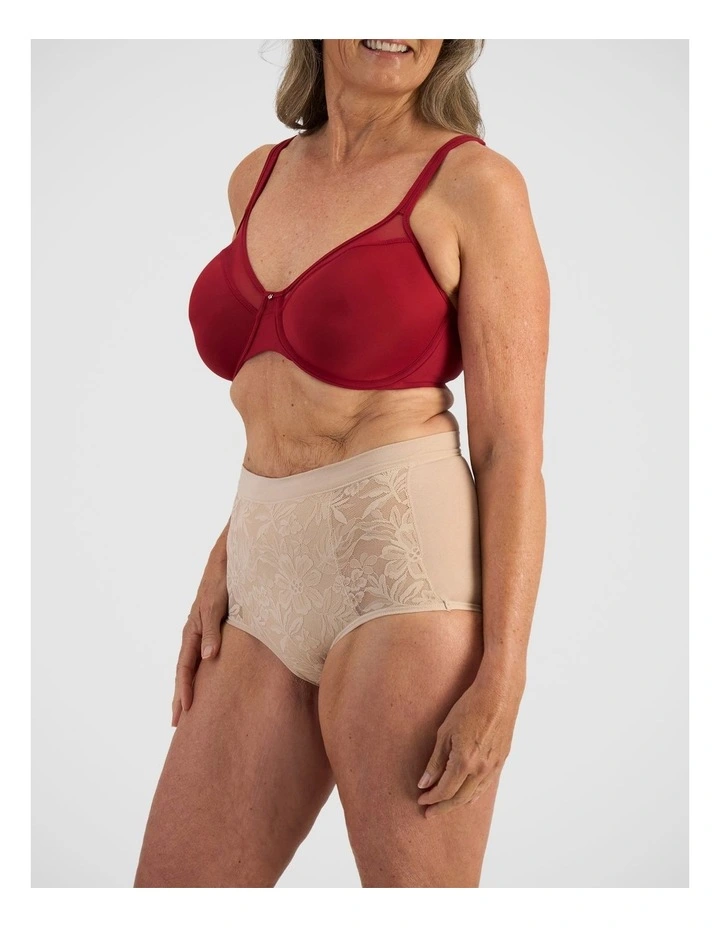 Ultralight Illusion Bra in Red Wine image 3