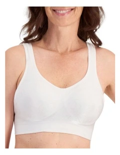 Comfort Revolution Contour Wirefree Bra in White