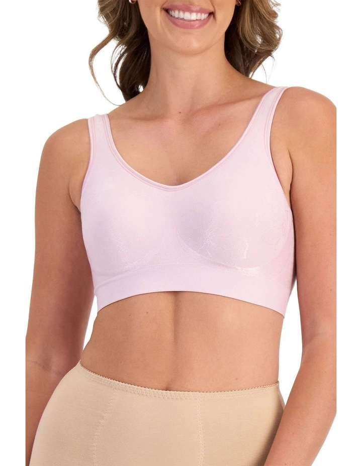 Comfort Revolution Contour Wirefree Bra in Peony Dream image 1