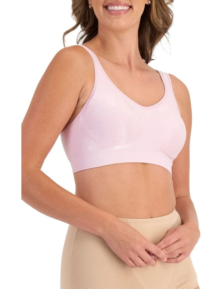 Comfort Revolution Contour Wirefree Bra in Peony Dream image 3