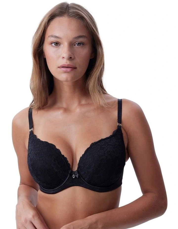 Bethany Essentials Lightly Lined Bra in Black image 1
