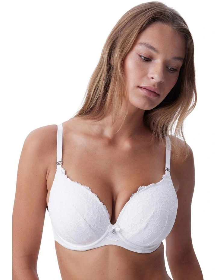 Bethany Essentials Lightly Lined Bra in Ivory image 1