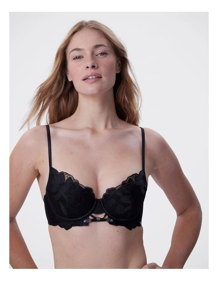 bras n things up all night push up 1/2 cup iconic image 1