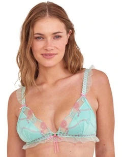 Love Knot Bralette in Aqua
