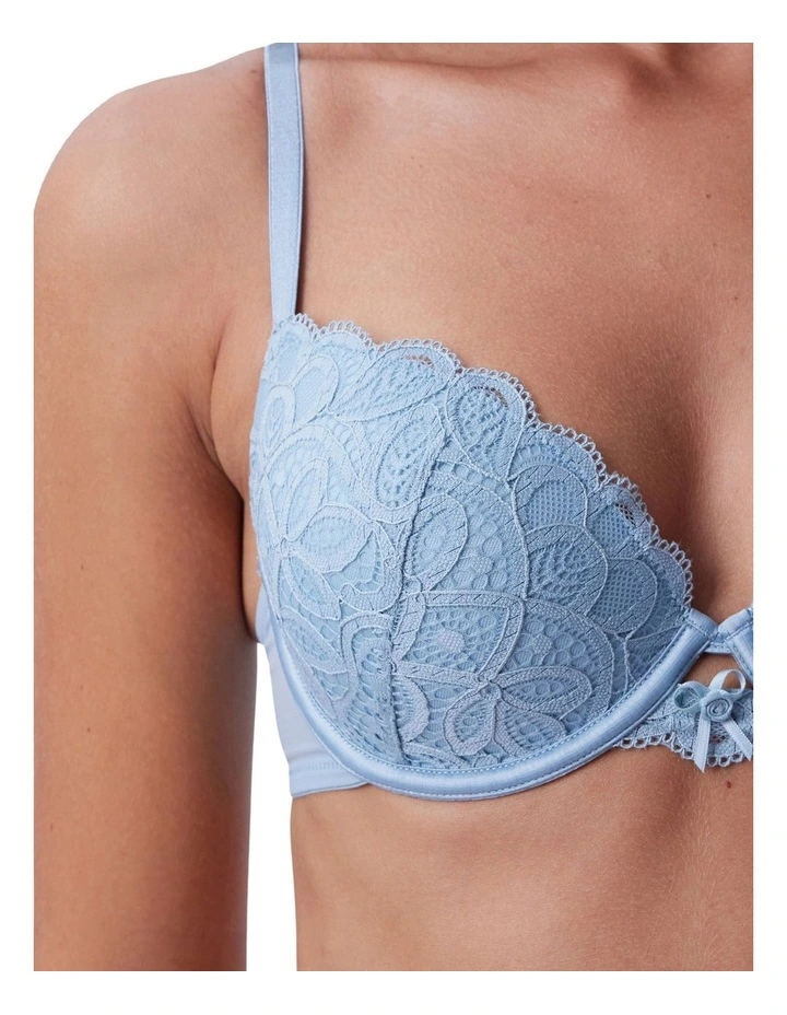 Dulcie Push Up Bra in Light Blue image 6