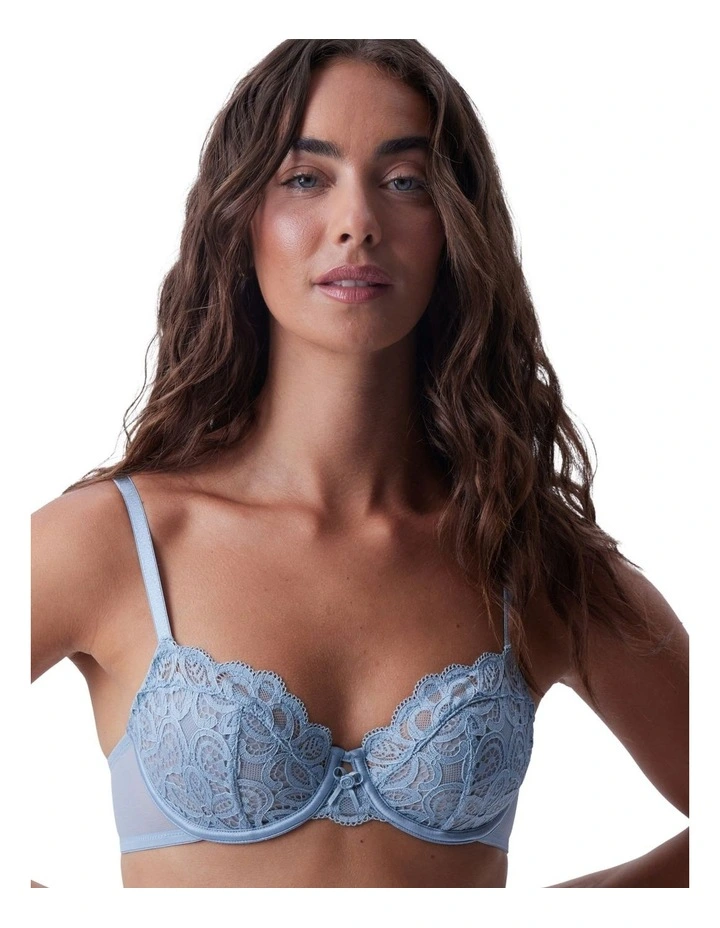 Dulcie Unlined Bra in Light Blue image 1