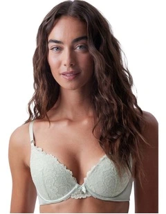 Bethany Essentials Push Up Bra in Light Green