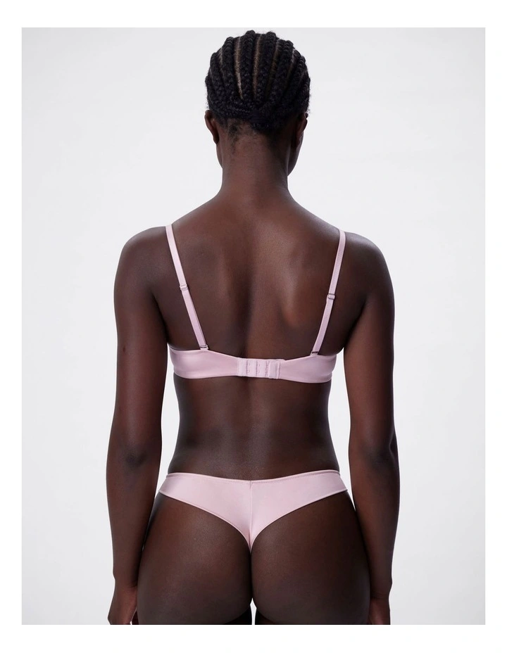 Bras n Things Bethany Essentials Contour Plunge Bra in light pink image 2