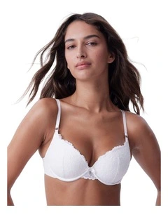 Bethany Essentials Contour Plunge Bra in Ivory