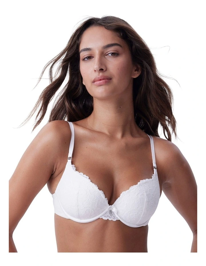 Bethany Essentials Contour Plunge Bra in Ivory image 1