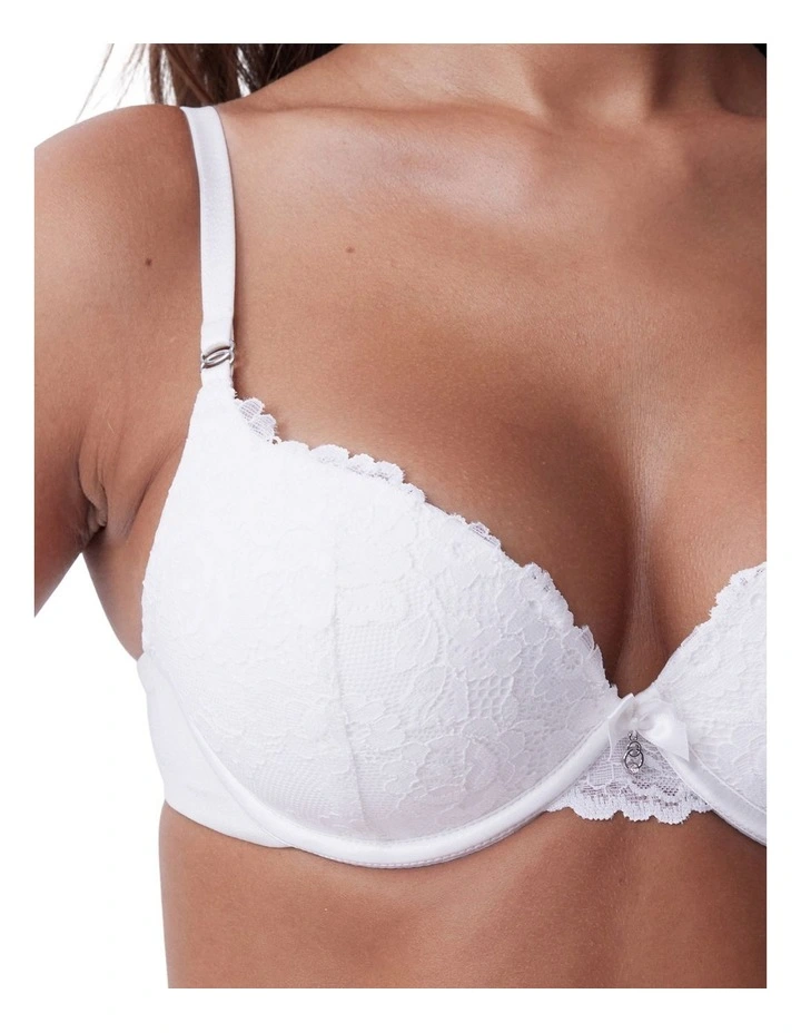 Bethany Essentials Contour Plunge Bra in Ivory image 4