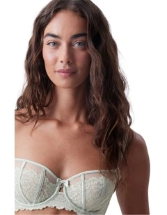 Bethany Underwire Bra in Light Green