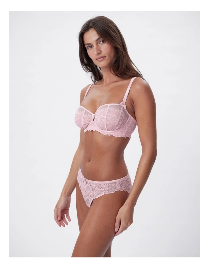 Bethany Underwire Bra in Light Pink image 3