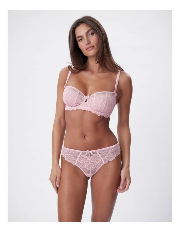 Bethany Underwire Bra in Light Pink image 4