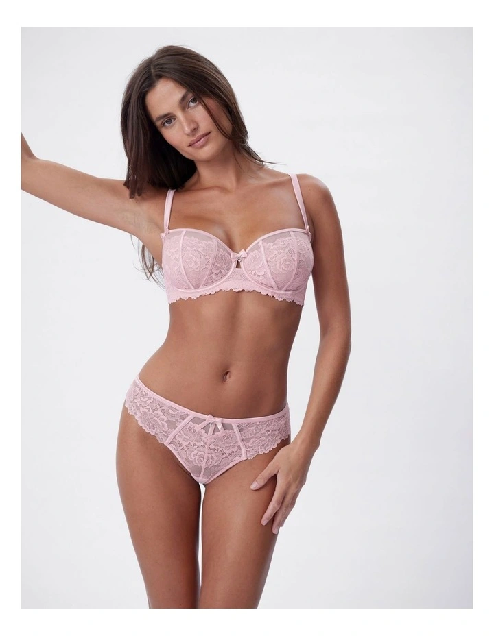 Bethany Underwire Bra in Light Pink image 5