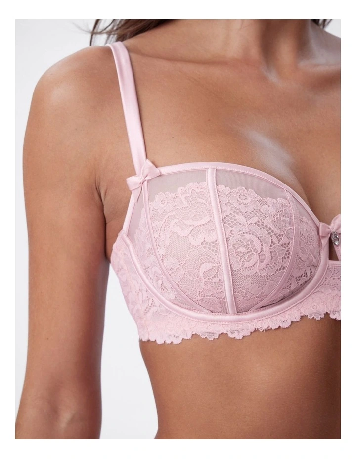 Bethany Underwire Bra in Light Pink image 6