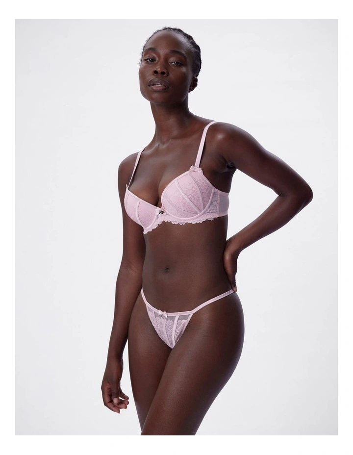 Bethany Push up Bra in Light Pink image 3