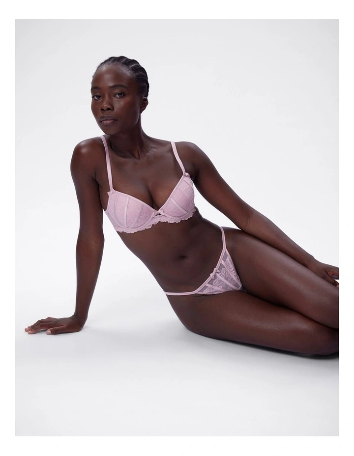 Bethany Push up Bra in Light Pink image 5