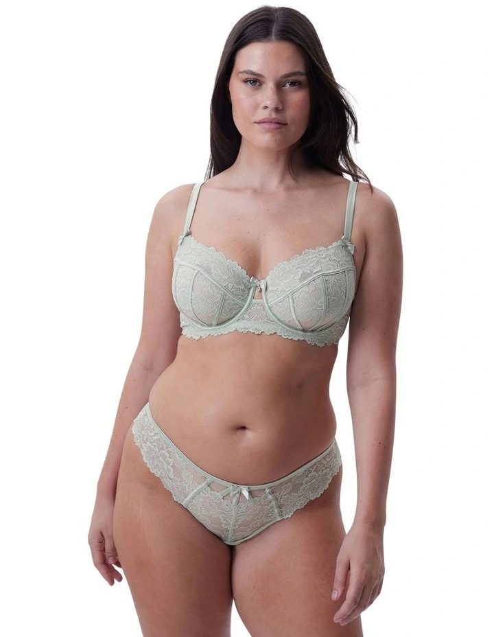 Bethany Full Cup Underwire Bra in Light Green image 6