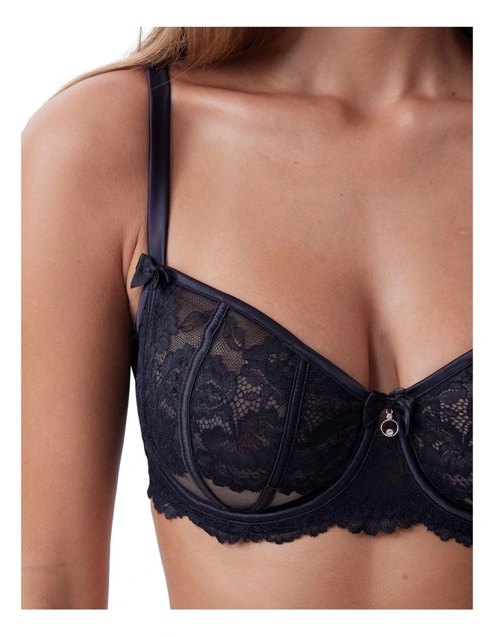 Bethany Underwire Bra in Black image 4