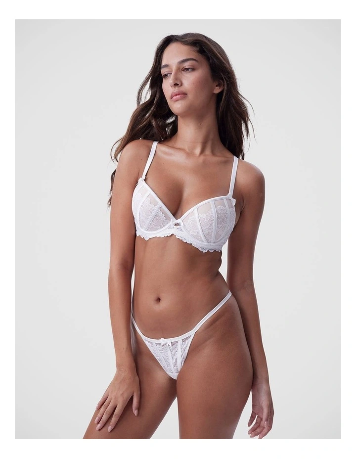 Bethany Push Up Bra in Ivory image 2