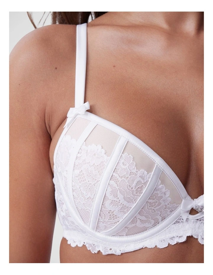 Bethany Push Up Bra in Ivory image 4