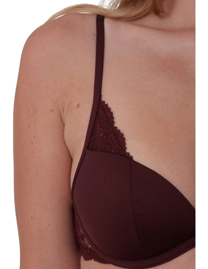 Anusha Lightly Lined Delight Bra in Dark Brown image 3