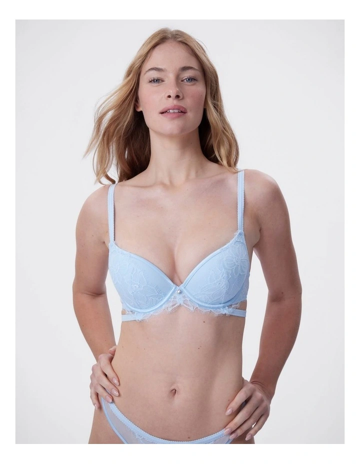 Bras N Things Seraphine Push Up Bra in Blue image 1