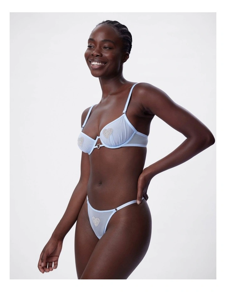 bras n things breaking hearts unlined plunge moira string set image 3