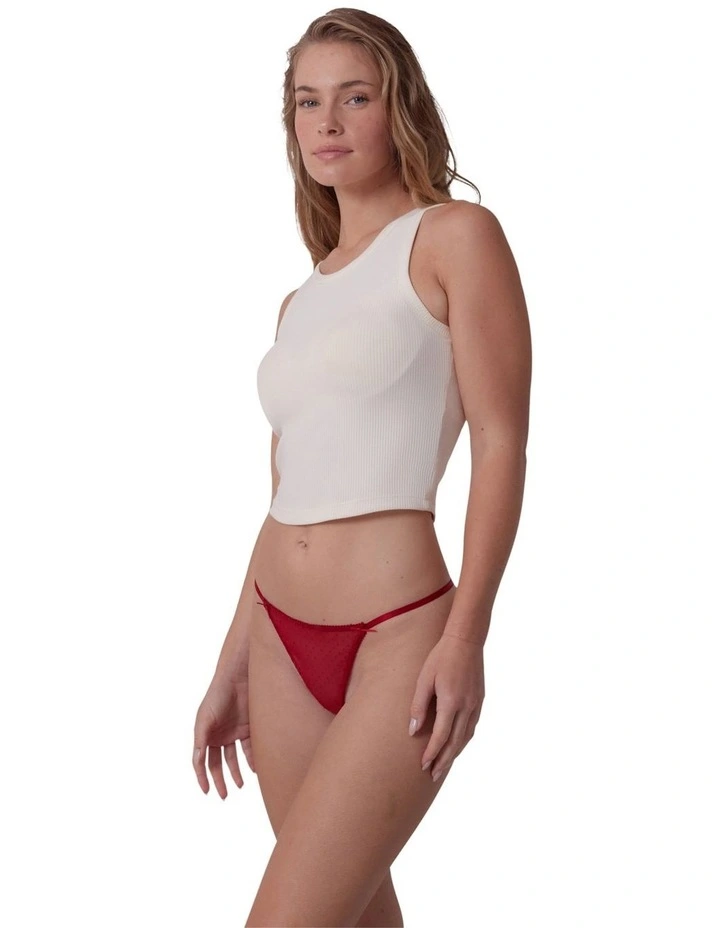 Malia String In Red image 2