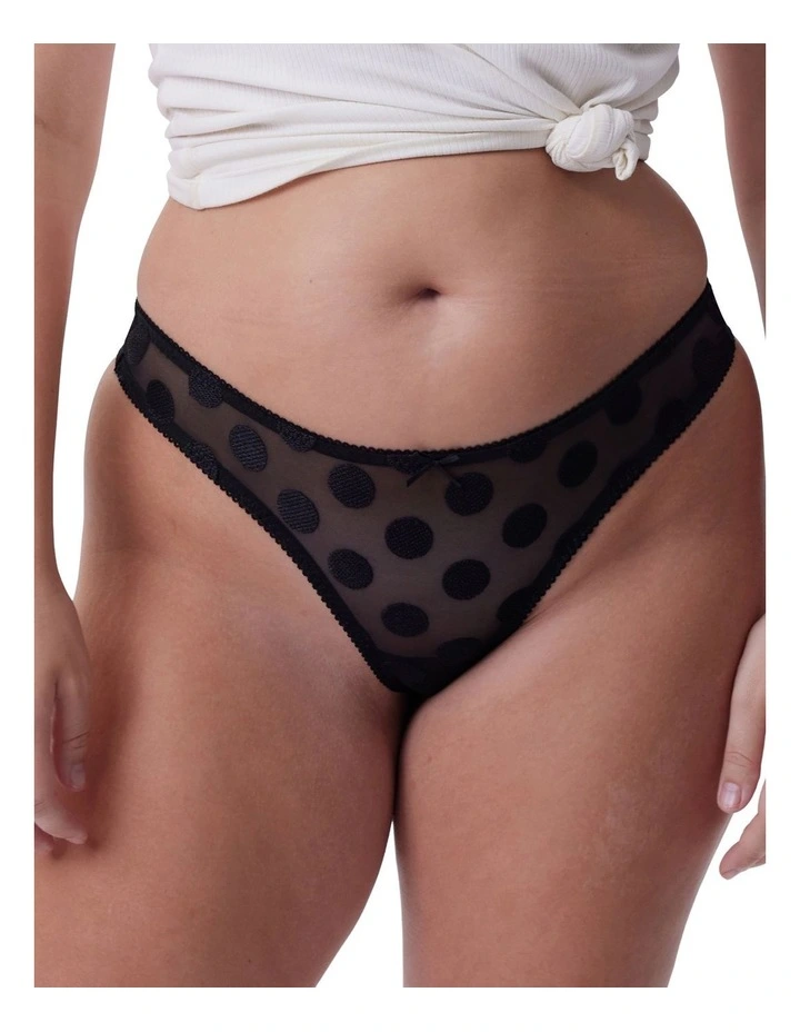 Noa G String in Black image 1