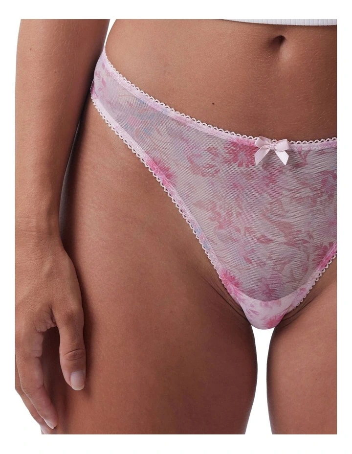 Lucille G String in Print Floral image 4
