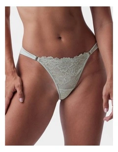 Bethany Essentials G String in Light Green