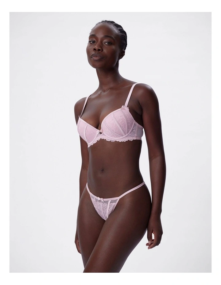 Bras n Things Bethany string in light pink image 3