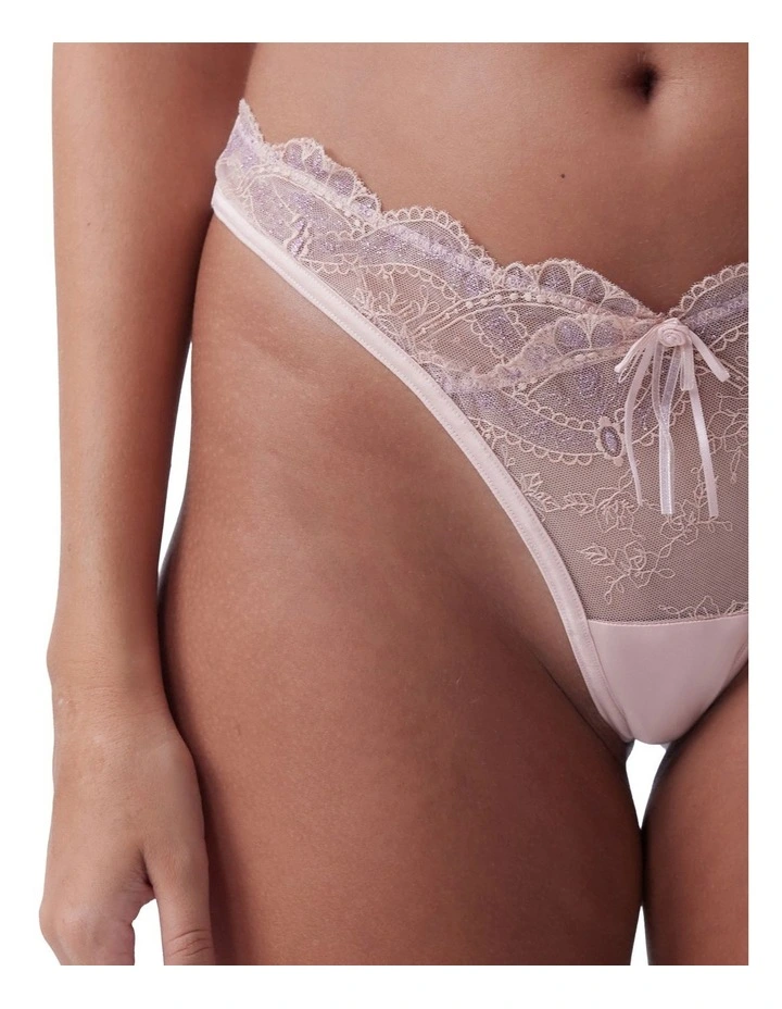 Bras N Things Enchanted First Lady High Leg G String in Nude 1 image 4