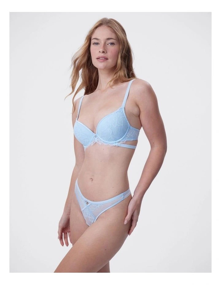 Bras N Things Seraphine High Leg G String in Blue image 3