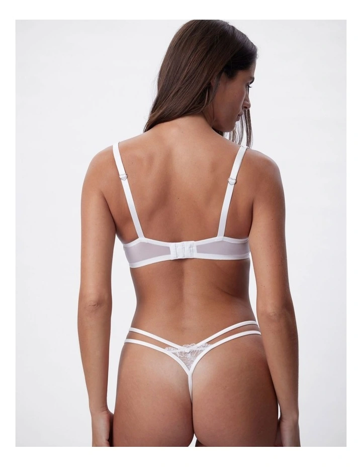 Bras N Things Enchanted Eternal Hour High Leg String in Ivory image 2