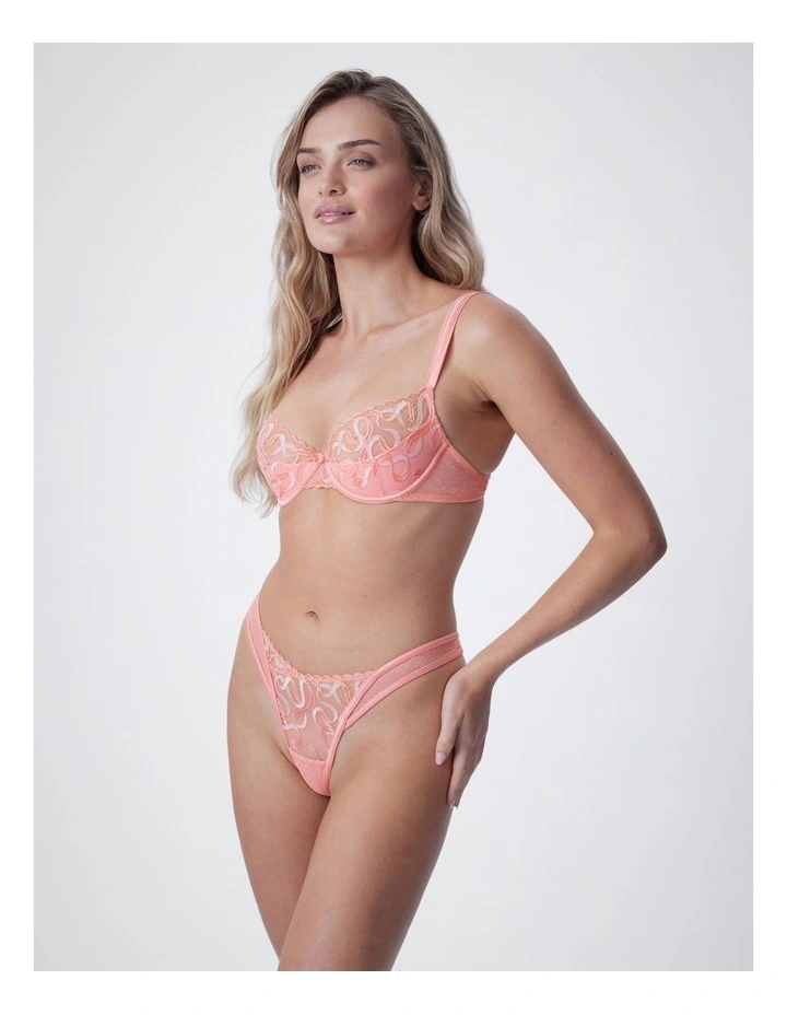 Bras n things Luna Drift high leg string image 2