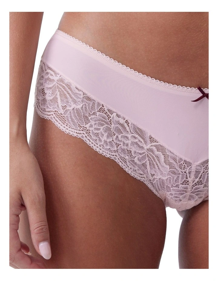Faith Brazilian Knicker in Light Pink image 4